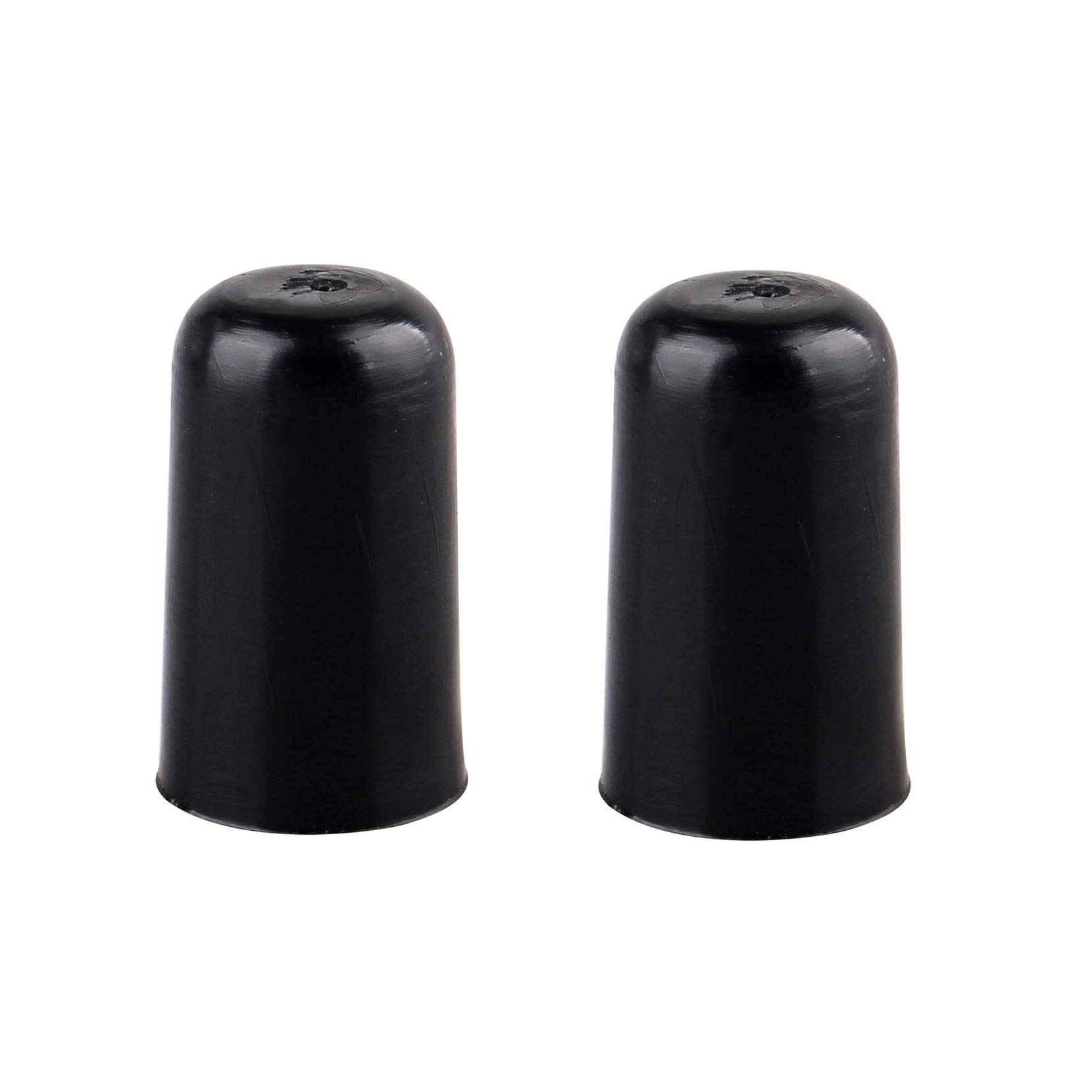 Futheda 2Pcs Rubber Tip for Cello Endpin Replacement Antiskid Caps, Portable Cello Anti-slip End Pin Cap Protector for Cellist Musical Stringed Instruments Parts Black