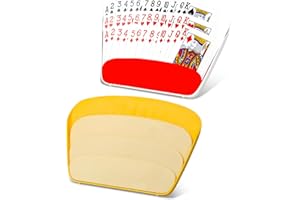 LIZMSIE Card Holders for Playing Cards, Playing Card Holders, Stands Decks W/Foldable Tabletop Stand, 3 Layers Design for Poker UNO Cards, Playing Card Accessories, Set of 2