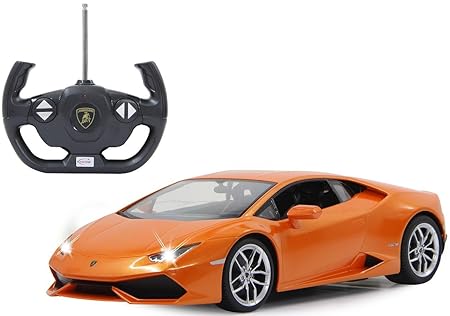 BUSDUGA RC Lamborghini Huracan - ferngesteuert inkl. Fernbedienung - RTR (wählen Sie Farbe & Maßstab) (1:14 - orange)