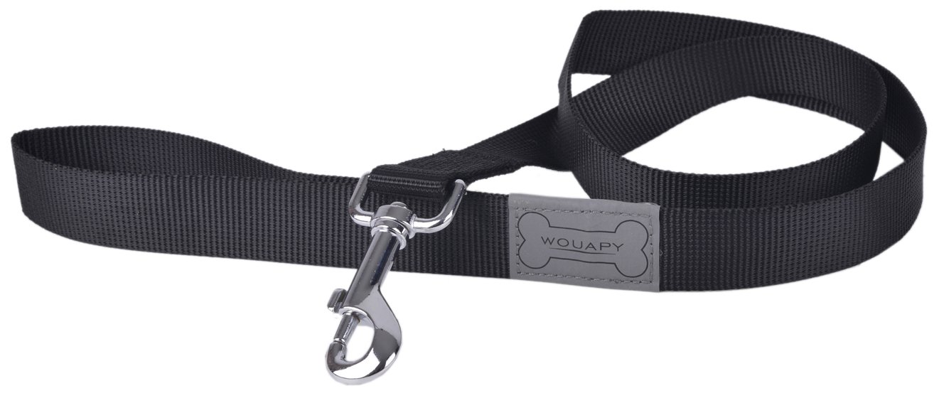 Wouapy Basic Line 3 Positions Lead for Dog, 25 mm/2 m, Black โ image 1