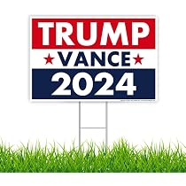 Amazon.com : Trump Vance 2024 Yard Sign, Donald Trump President JD ...