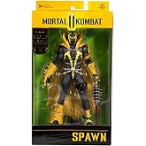 McFarlane Toys 7-inch Mortal Kombat 11 Spawn Figure: Curse of Apocalypse, 22 Moving Parts, Collector's Stand Base - Ages 14+