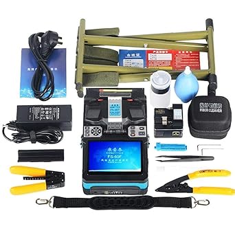 Empalmador de fusión de fibra óptica