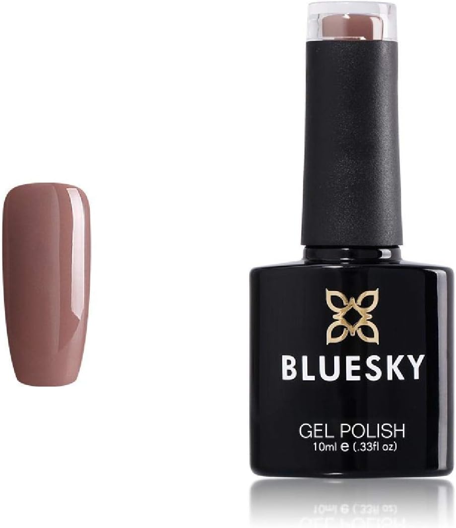 Bluesky Gel Nail Polish, Hot Chocolate CS26, Light Brown, Long Lasting, Chip Resistant, 10 ml (Requires Drying Under UV LED Lamp)