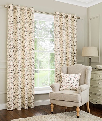 Trendmost Juliet Mulberry Fully Lined Eyelet Curtains 46 X 72