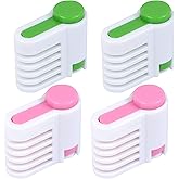 AUEAR, 2 Sets DIY Cake Leveler Slicer Adjustable Bread Cutter 5 Layers for Bread Toast Cake Kitchen Fixator Tool