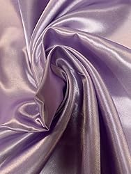 60" Lavender Charmeuse Satin Fabric by The Yard for