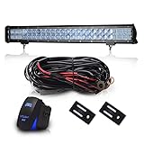 DOT 23" Inch 144W Led Light Bar Combo Grill
