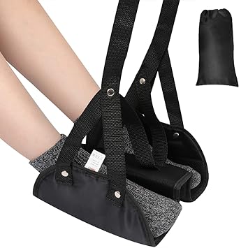 Amazon 最新進化版 フットレスト 足置き 飛行機 足らくらく