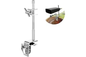 TENTOTEN Cowbell Clamp for Bass Drum Hoop Mounting，Cowbell Mount with Parallel Action Jaws for Drummers - Drum Cowbell Holder Percussion Accessory for Versatile Sound
