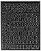 Duro Decal Duro 3/4-inch Gothic Vinyl Letters and Numbers Set, Black
