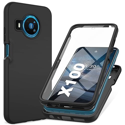 PUJUE for Nokia X100 Silicone Phone Case: Slim Matte Full Rugged Protective  Cell Phone Cases - Durable 360 Strong Drop Cute Shockproof TPU Bumper Cover  (Black) in Kenya | Whizz Cases