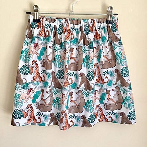 Character skirt made from Jungle Book fabric