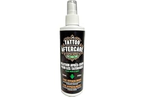 Tattoo Aftercare Spray - Made with Hypochlorous Acid - Moisturizing + Ink Hydration - Promotes Soothing + Relief - Vegan & Hy