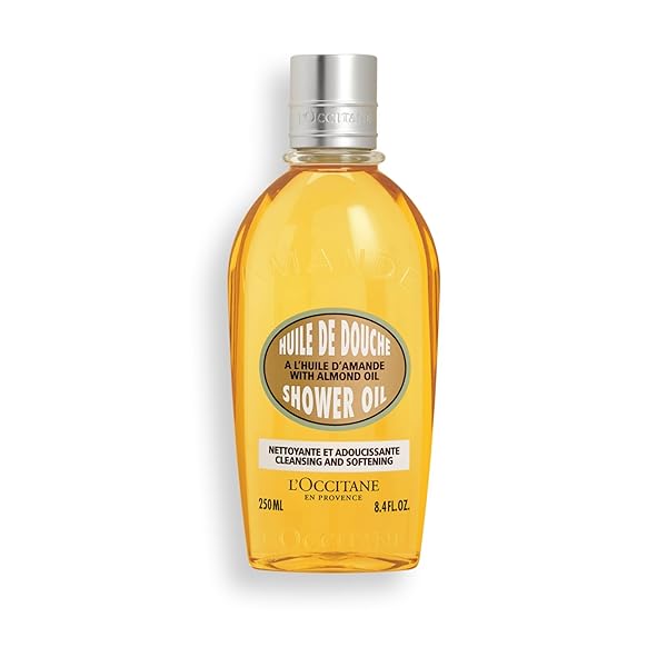 L’OCCITANE CLEANSING & SOFTENING ALMOND SHOWER OIL. 8.40 FL OZ