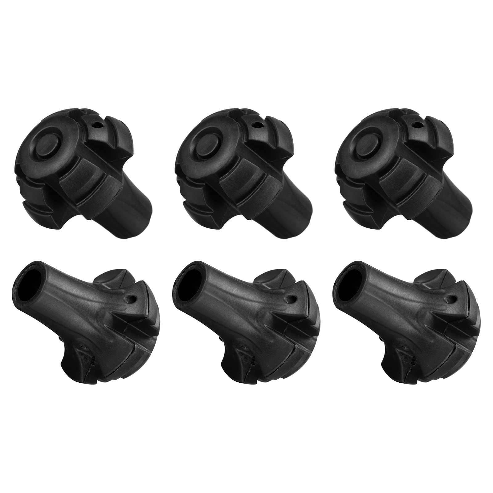 PATIKIL Trekking Pole Accessories, 6Pcs Spherical Walking Stick Tip Protectors Replacement for Outdoor Hiking Climbing Ski