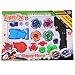 Beyblade Top Flight Rapidity Metal Fusion Fight Lacuncher Master Rare Toy Set