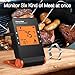 Wireless Grill Thermometer, Morpilot Bluetooth Wifi BBQ Thermometer/Meat Thermometer/Smoker Thermometer with 4 Probes 2 Meat Claws, for Grilling Smoking Oven Kitchen