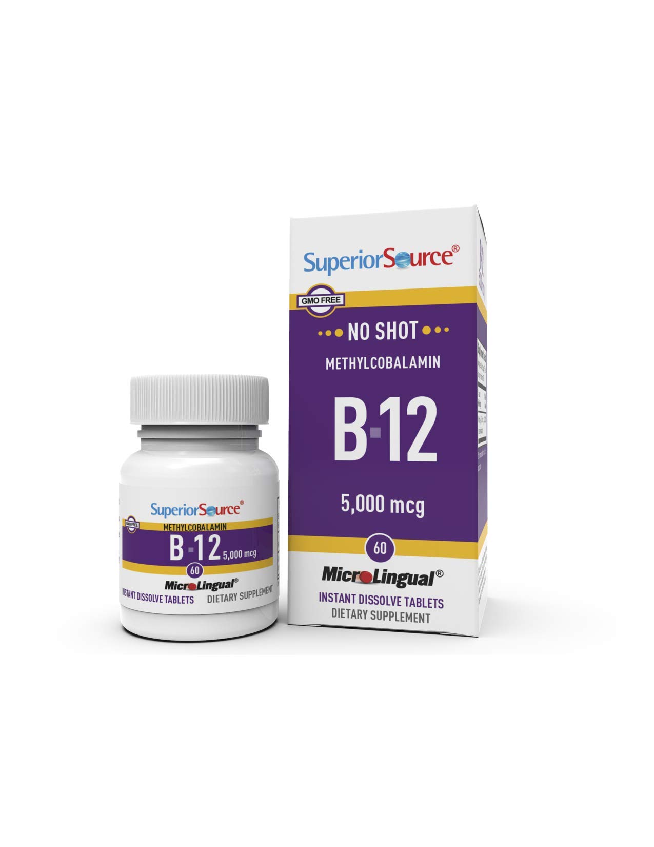 No Shot Methylcobalamin B12 5000 mcg