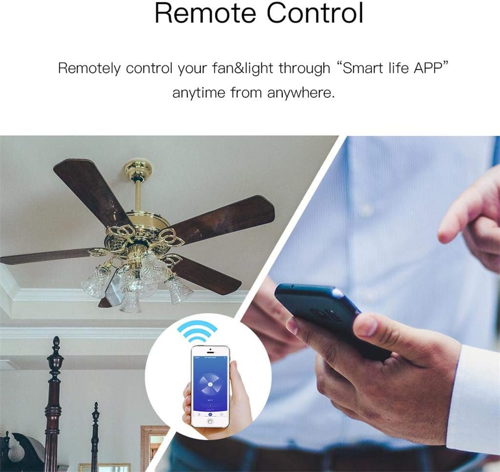 smart switch for ceiling fan and light