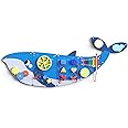 BlueWood Whale Wall Busy Board Panels, Toddler Learning Activity Center, Montessori Philosophy Sensory, Educational Toys, Conducive to All-Round Development