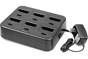Retevis RT22 Walkie Talkie Charger, Six-Way Charger, Multi Unit Charging Station, Compatible with Retevis RT22 RT22S RB19 RB19P RB39 RB39P Walkie Talkie (1 Pack)