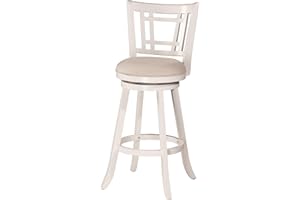 Hillsdale Fairfox Swivel Bar Stool, Barstool, White