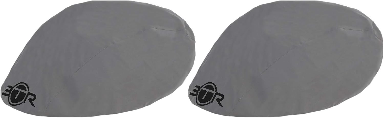 BTR Waterproof High Visibility Reflective Bicycle Helmet Covers x 2