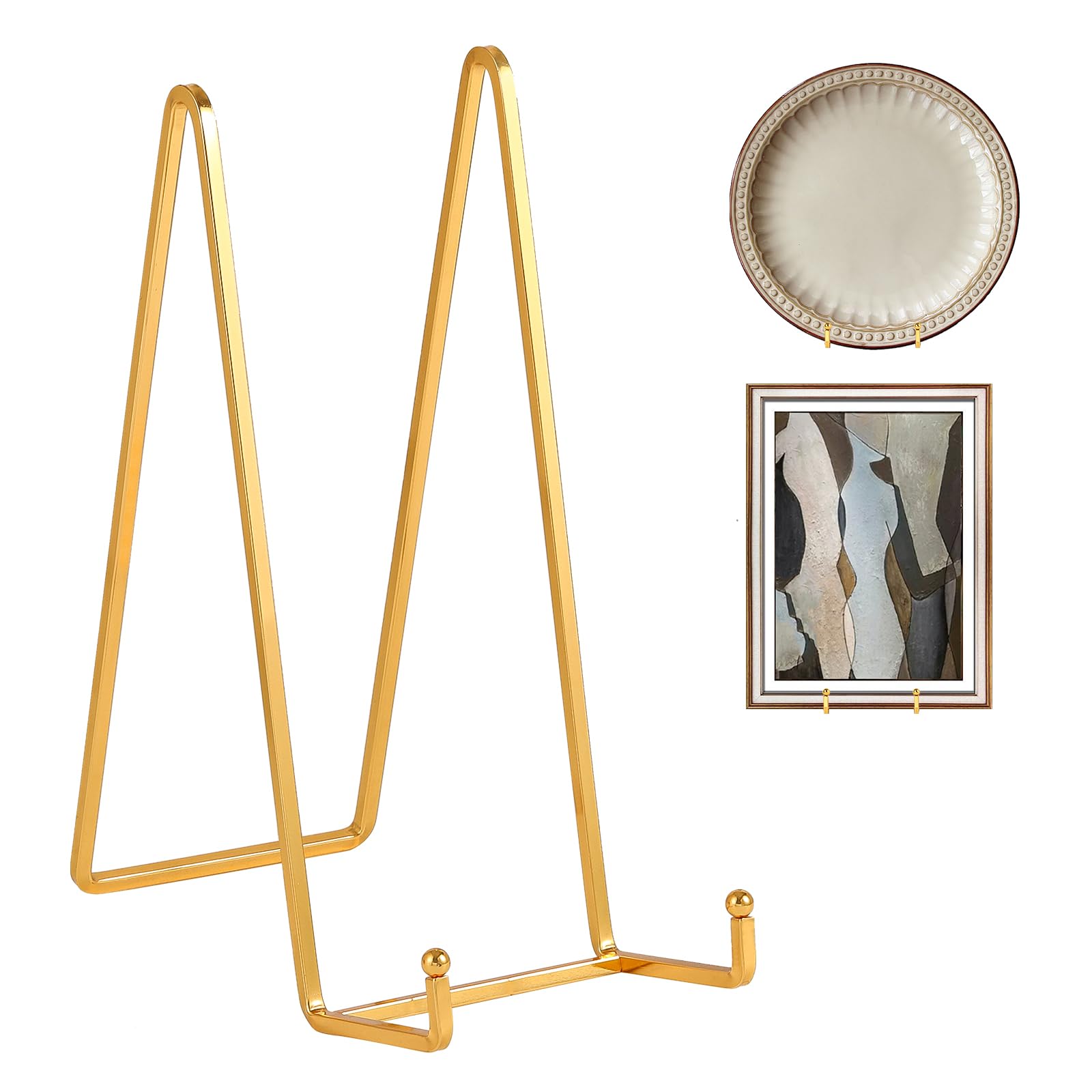 Large Plate Holder Display Stand - 10 inch Tall