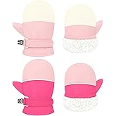 Olreco Toddler Snow Gloves Toddler Mittens Waterproof Baby Winter Mittens Infant Gloves Toddler Ski Gloves for Kids Mittens