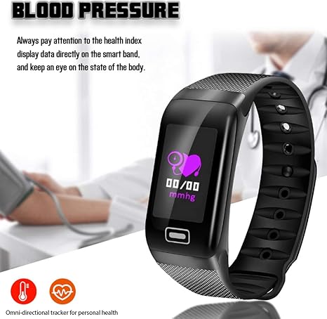 LIGE Fitness Tracker IP67 reloj inteligente impermeable pulsera de ...
