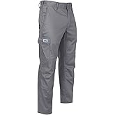 VANDISI FR Ripstop & Waterproof Pants for Men 6.5oz Flame Resistant Pants 100% C 6-Pockets with Double Reinforced Knees CAT2