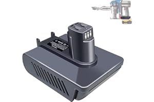 ASUNT DC31 Battery Adapter for DeWalt to Replace for Dyson Type A Battery, DC35 Battery Converter for DeWalt 20V Li-ion Battery to Work with for Dyson Type A DC34 DC44 DC45 Vacuum Cleaner(Not Type B)