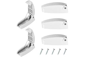 5pcs RV Door Holder Clips, Camper Baggage Door Catch Secure Latch to Keep Storage Compartments Open for RV Trailer Motorhome 