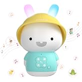 alilo Bunny Kids Music Player, Storytelling Toys for Toddler 1-3-5,Infant Baby Boy Girl Gifts Pre-Loaded 30 Stories/48 Nursery Rhymes/12 Soothing Music,with Nightlight,Bluetooth,Record Function