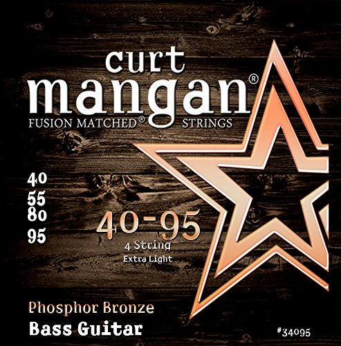 Curt Mangan Fusion Matched Phosphor Bronze Acoustic Bass Strings (40-95)