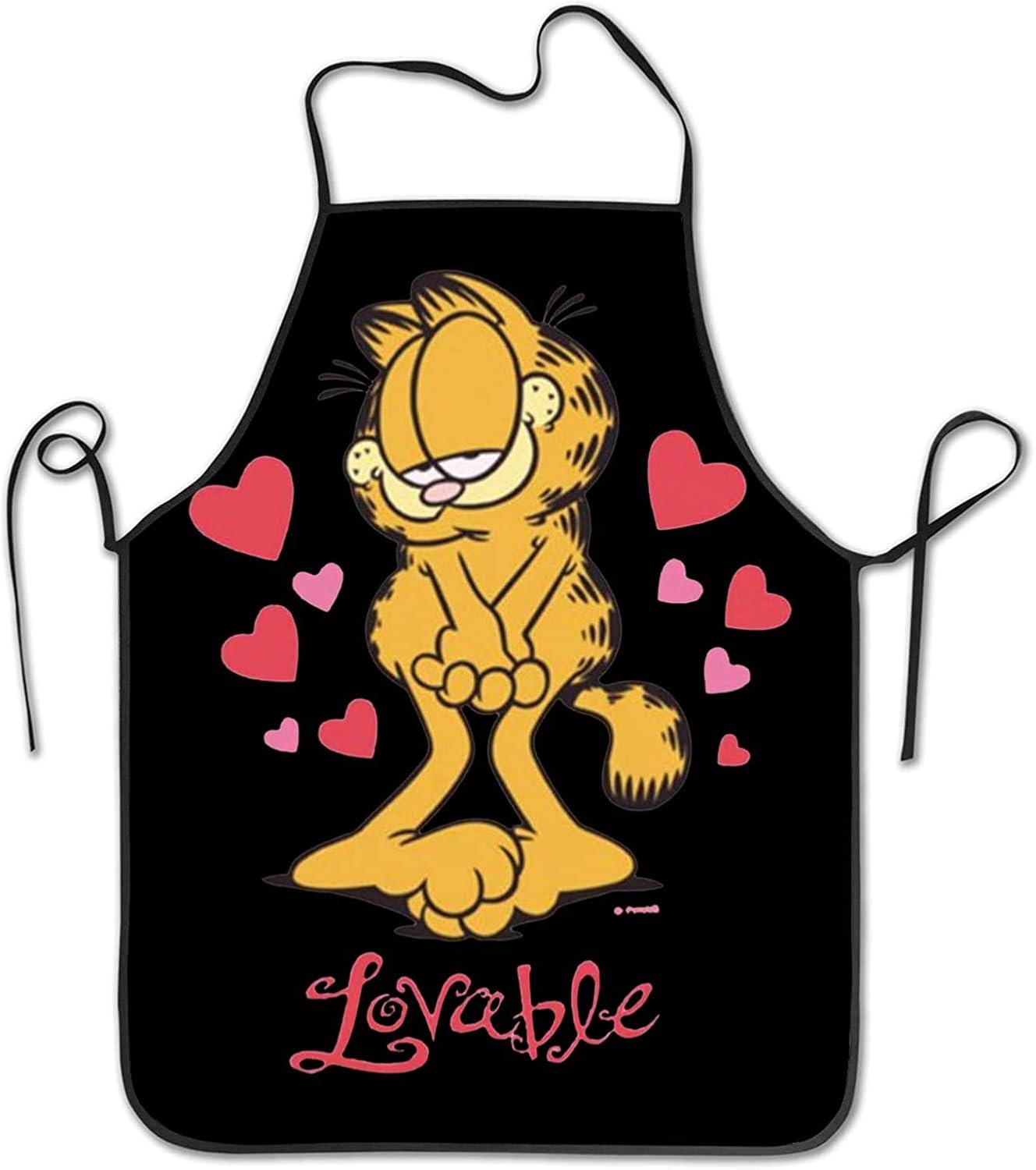 Garfield Waterproof Fresh Apron, Waitress Chef Apron Women Kitchen