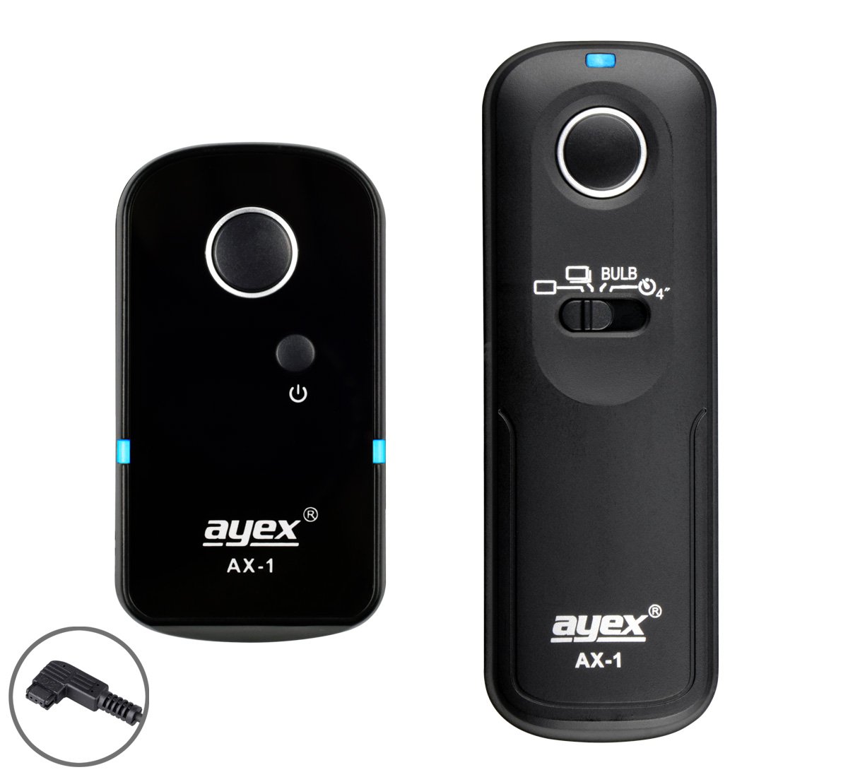 ayex Remote Shutter Release Control AX-1, Compatible with e.g. Sony S1 Alpha a900 a850 a700 a580 a560 a550 a99 a77 Konica Minolta Dynax 7D With Many Features such as Continuous Shooting and Bulb Mode