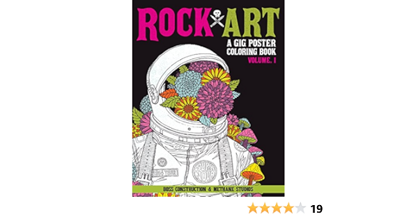 Download Rock Art A Gig Poster Coloring Book Vastagh Andy Lee Robert 9781940611426 Amazon Com Books