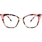 Zeelool Cat Eye Glasses Frame for Women Clear Lens Chandrika ZOP01899