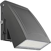 kadision 100W LED Wall Pack Light with Dusk-to-Dawn Photocell, 0-90° Adjustable Full Cutoff Outdoor Wall Light for House Yard