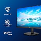 Philips 275V8LA 27 inch QHD VA Monitor 2560x1440 75Hz Adaptive Sync view 6