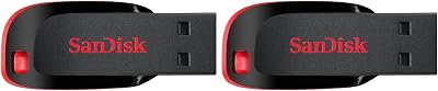 SanDisk 128GB Cruzer Blade USB 2.0 Flash Drive Pack of 2