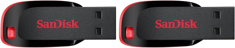 SanDisk 128GB Cruzer Blade USB 2.0 Flash Drive Pack of 2