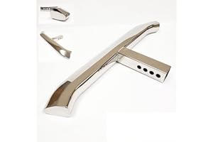 LEDIN 28" L Towing Hitch Step Bar 2" Receiver Chrome Slant Universal Truck Trailer Rear Bumper Guard