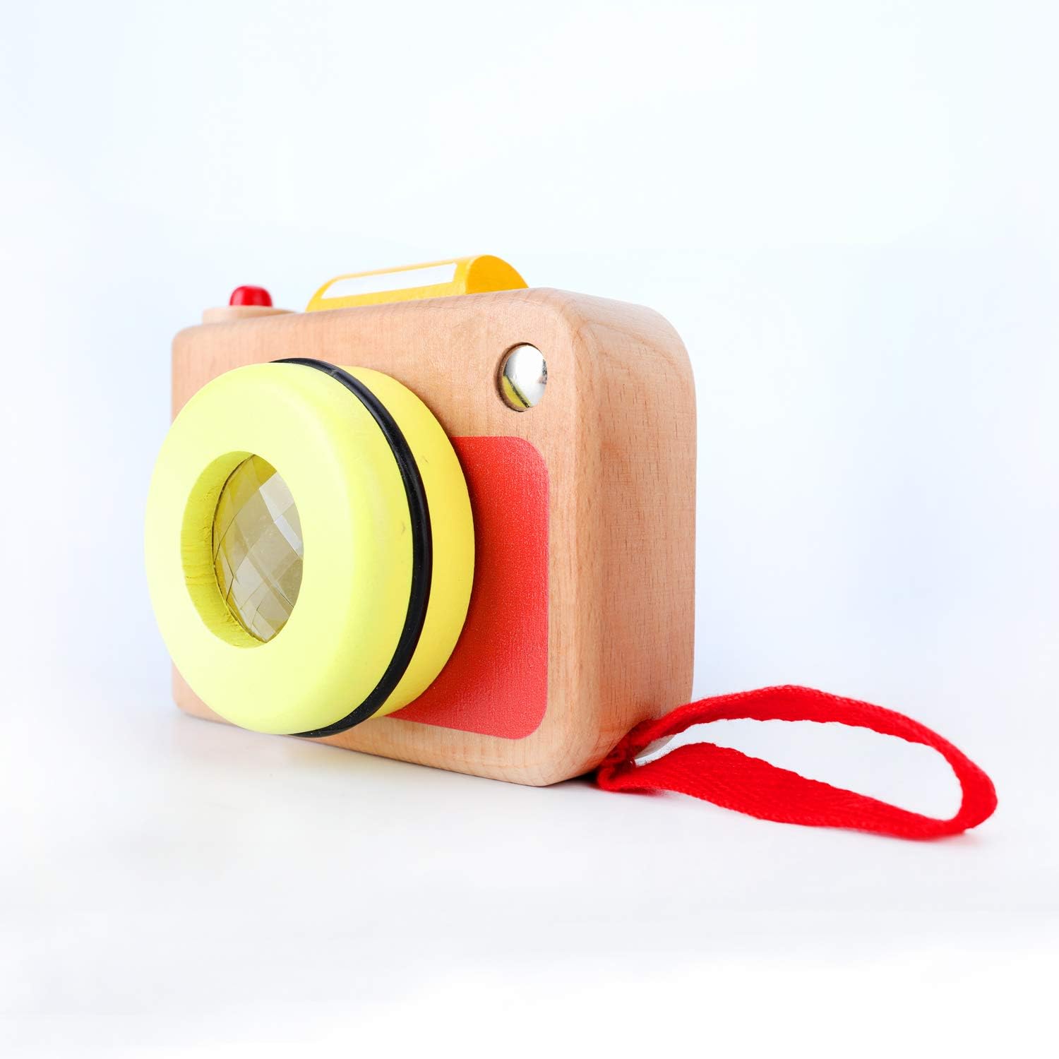 wooden baby camera