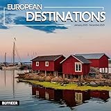 2025 Wall Calendar, European Destinations Wall