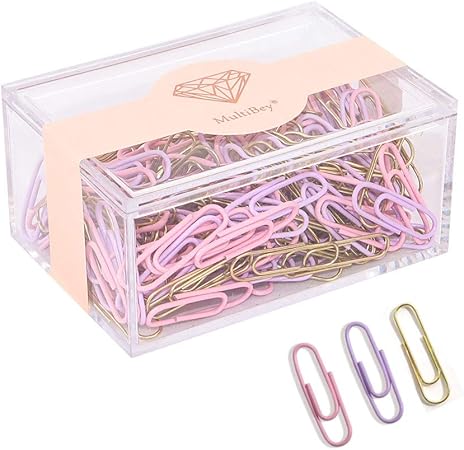 Amazon Multibey ペーパークリップ ピンク ゴールド パープル Mサイズ 1インチ 再利用可能 ホルダー ディスペンサー メタルブックマーク 装飾 1 1インチ 1箱0個 ペーパークリップケース 文房具 オフィス用品 Amazon Multibey ペーパークリップ ピンク ゴールド パープル Mサイズ 1インチ 再利用可能 ホルダー ディスペンサー メタルブックマーク 装飾 1 1インチ 1箱0個 ペーパークリップケース 文房具 オフィス用品