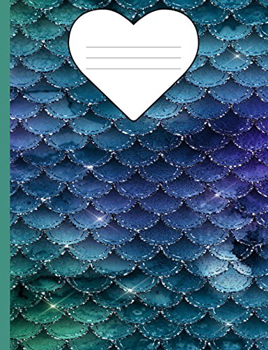 BOOK Composition Notebook Mermaid Glitter - Marble Wide Ruled: 100 Lined Pages (Marble Mermaid Wide Compo KINDLE