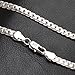 Yonisun 5mm 20inches White Color Chain Necklace Men/ Women Fashion New pimchanok